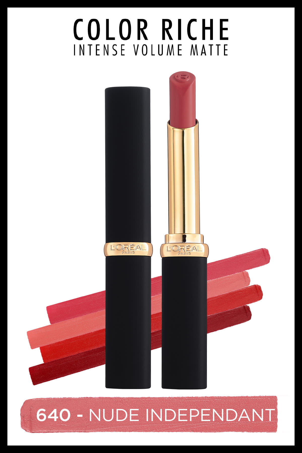 L'Oréal Paris Color Riche Intense Volume Matte Ruj - 640 Nude Independant