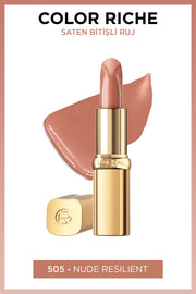 L'Oréal Paris Color Riche Saten Bitişli Ruj - 505 Nude Resilient
