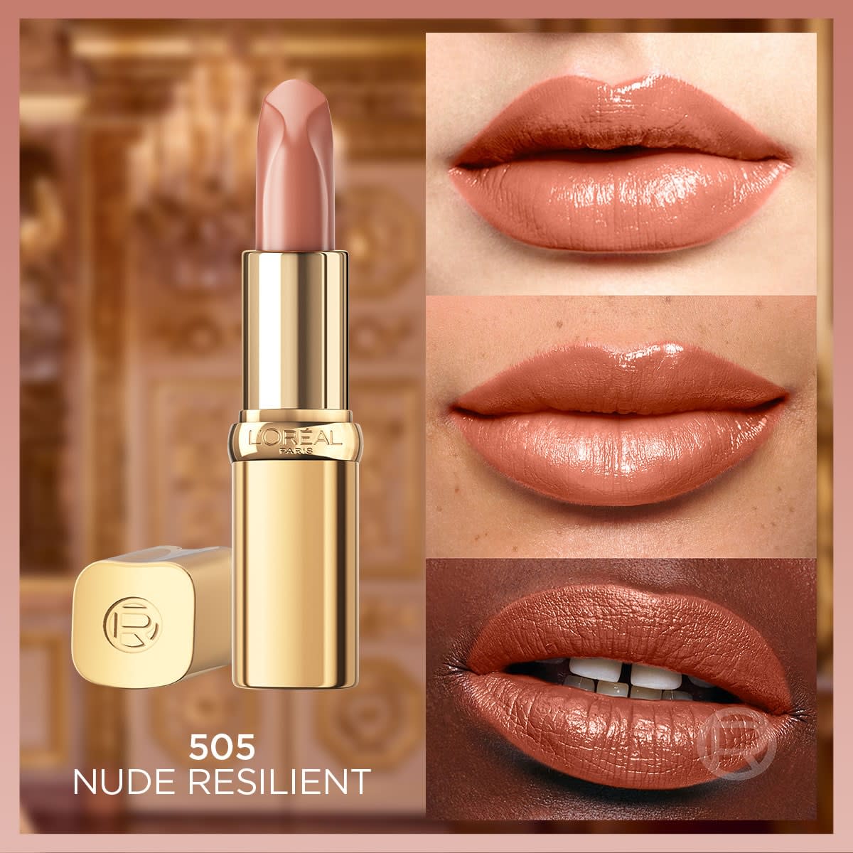 L'Oréal Paris Color Riche Saten Bitişli Ruj - 505 Nude Resilient