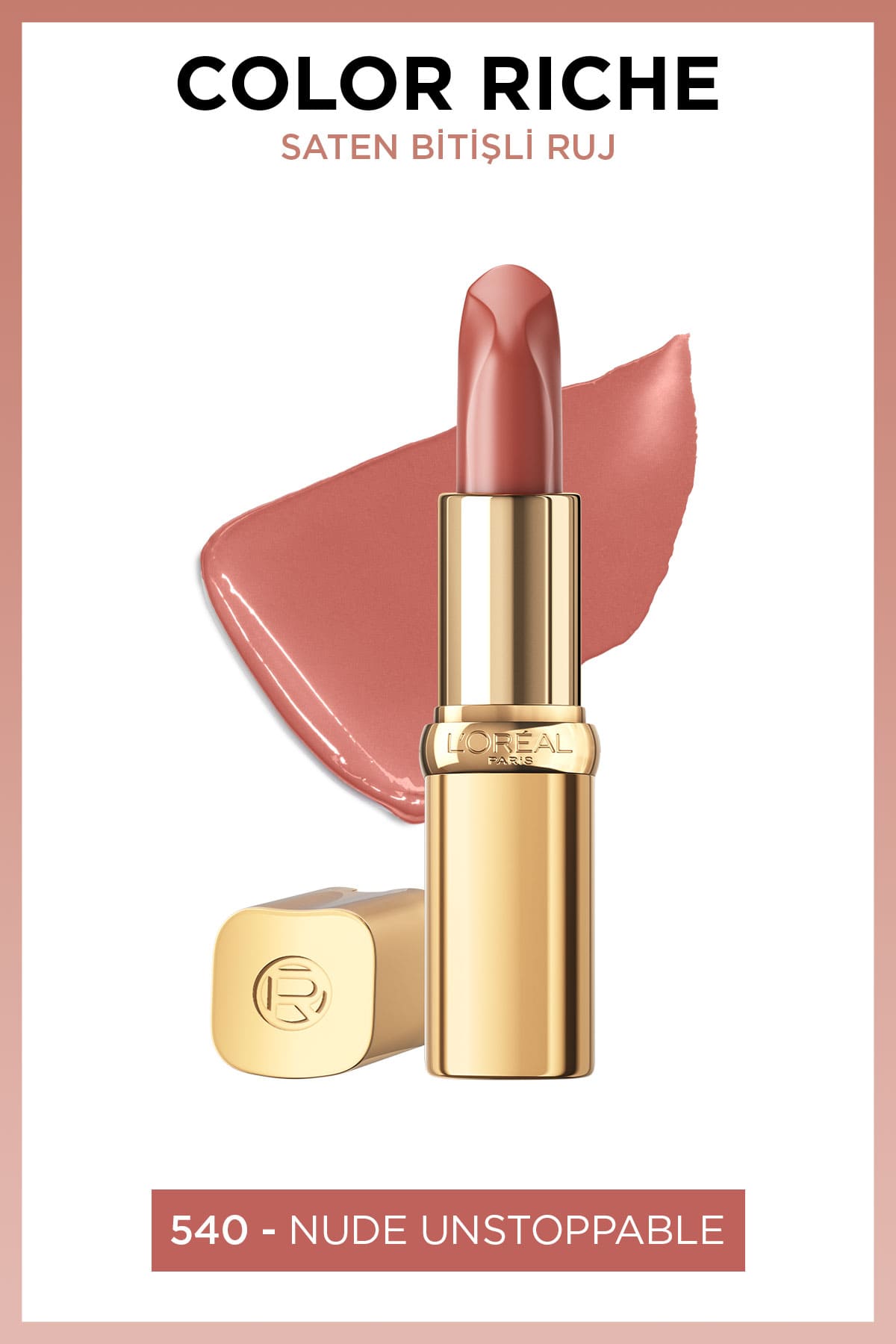 L’Oréal Paris L'Oréal Paris Color Riche Saten Bitişli Ruj - 540 Unstoppable