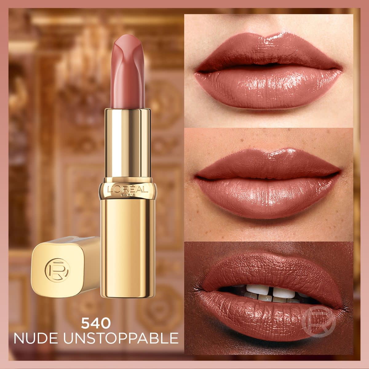 L'Oréal Paris Color Riche Saten Bitişli Ruj - 540 Nude Unstoppable