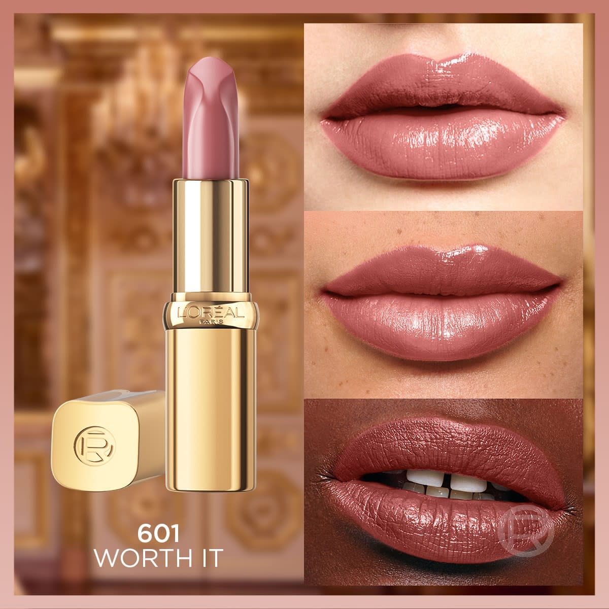 L'Oréal Paris Color Riche Saten Bitişli Ruj - 601 Worth It