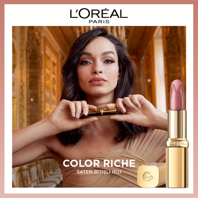 L'Oréal Paris Color Riche Saten Bitişli Ruj - 601 Worth It