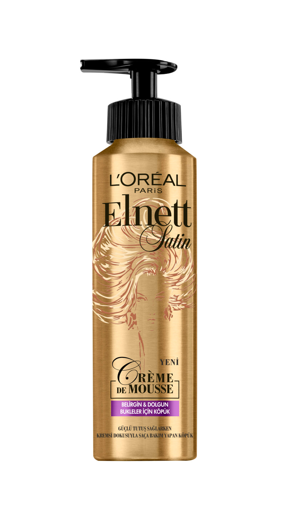 L'Oréal Paris Elnett Belirgin ve Dolgun Bukleler için Köpük