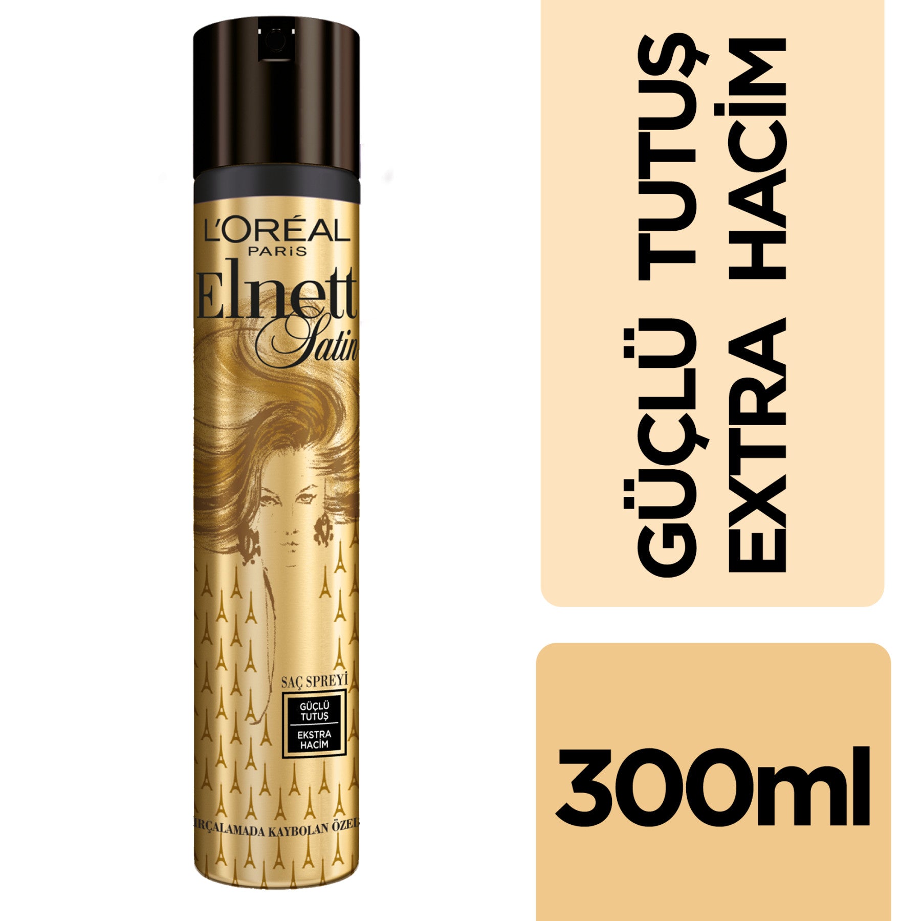L'Oréal Paris Elnett Güçlü Tutuş ve Ekstra Hacim Saç Spreyi
