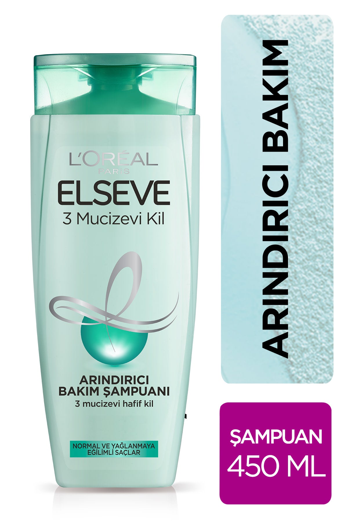 L'Oréal Paris Elseve 3 Mucizevi Kil Ağırlaştırmayan Bakım Şampuanı 450 ml