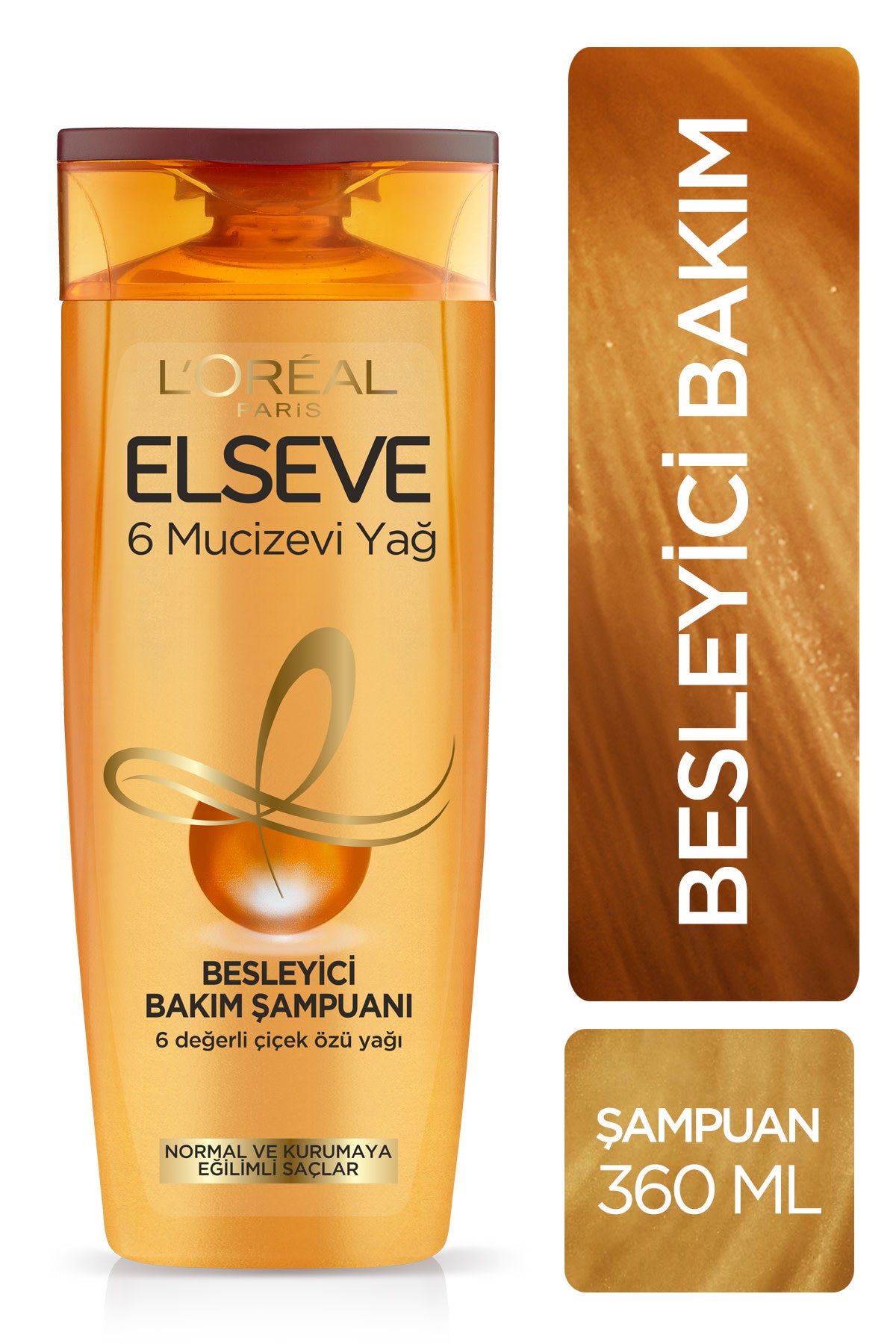 L'Oréal Paris Elseve 6 Mucizevi Yağ Besleyici Bakım Şampuanı 360 ml