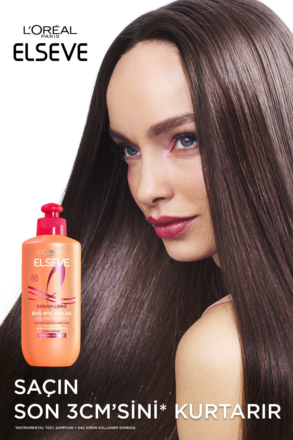L'Oréal Paris Elseve Dream Long Bye-Bye Makas Saç Bakım Kremi 200 ml