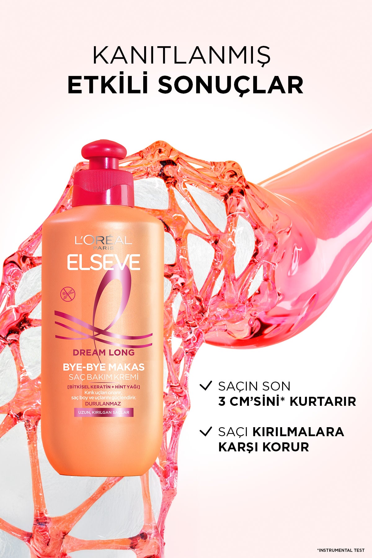 L'Oréal Paris Elseve Dream Long Bye-Bye Makas Saç Bakım Kremi 200 ml