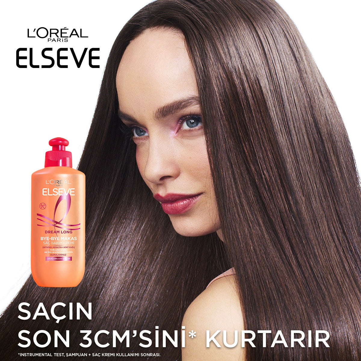 L'Oréal Paris Elseve Dream Long Bye-Bye Makas Saç Bakım Kremi 200 ml