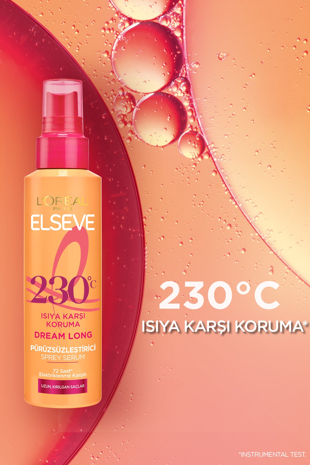 L'Oréal Paris Elseve Dream Long Isıya Karşı Koruyucu & Pürüzsüzleştirici Sprey Serum 150ml