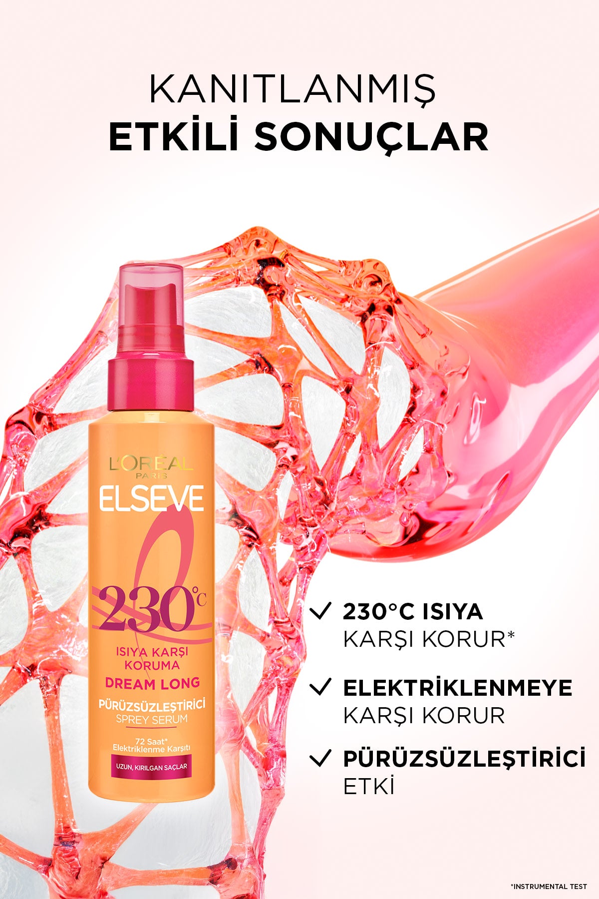L'Oréal Paris Elseve Dream Long Isıya Karşı Koruyucu & Pürüzsüzleştirici Sprey Serum 150ml