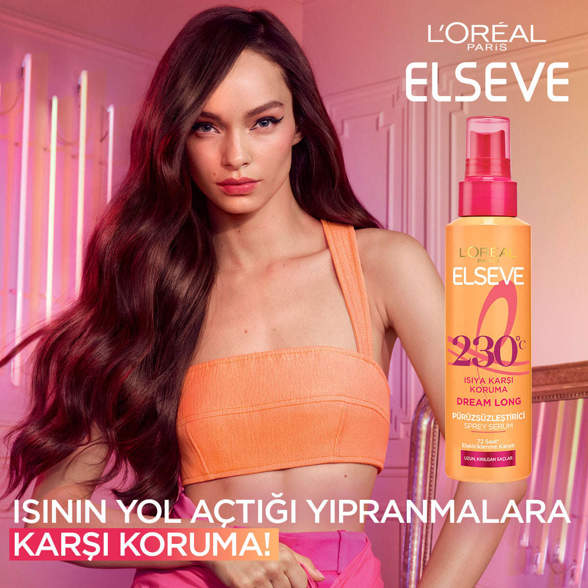 L'Oréal Paris Elseve Dream Long Isıya Karşı Koruyucu & Pürüzsüzleştirici Sprey Serum 150ml