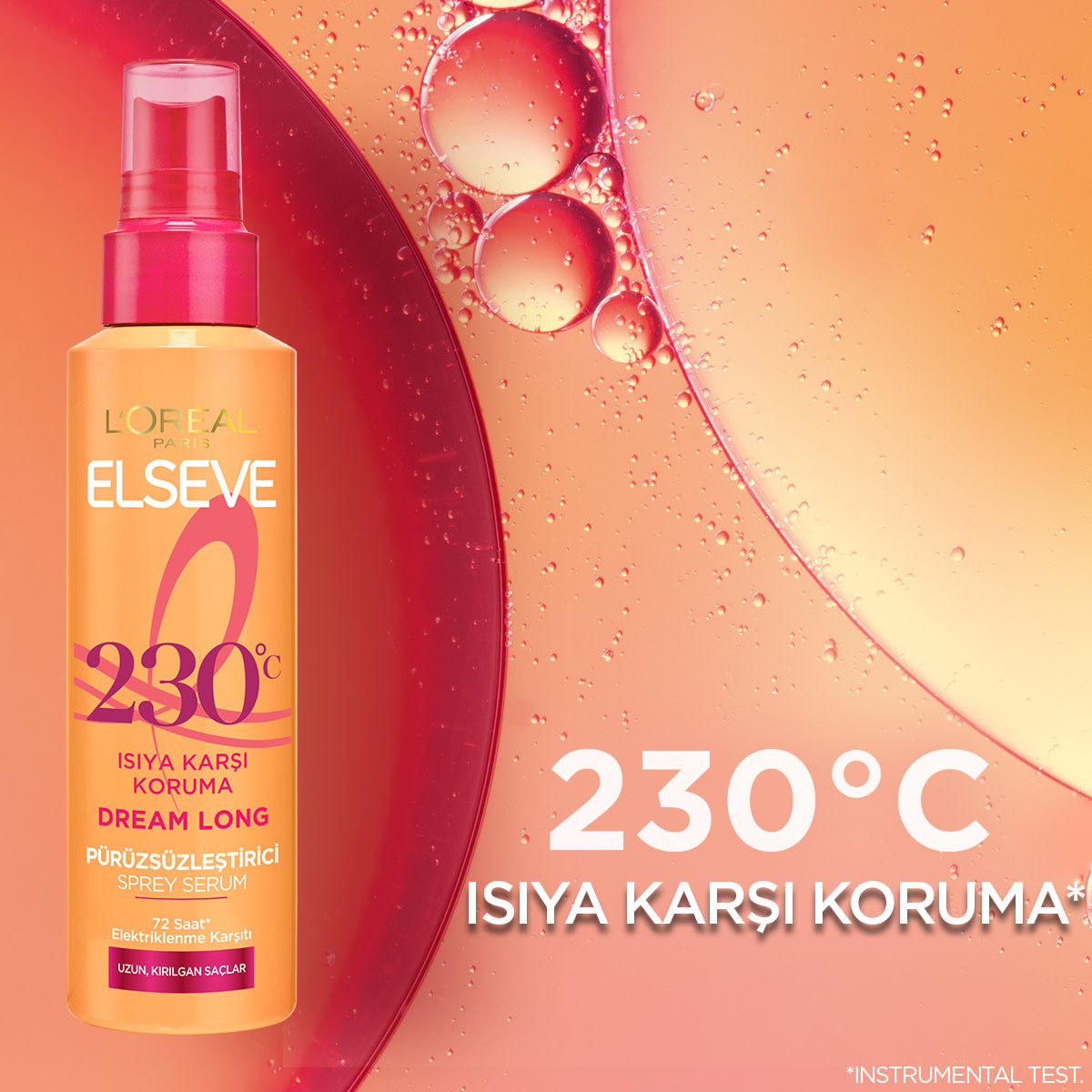 L'Oréal Paris Elseve Dream Long Isıya Karşı Koruyucu & Pürüzsüzleştirici Sprey Serum 150ml