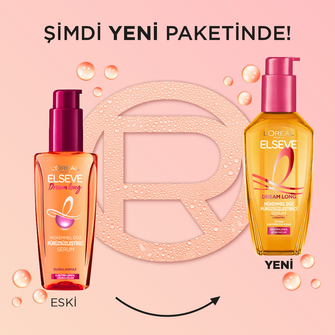 L'Oréal Paris Elseve Dream Long Mükemmel Düz Pürüzsüzleştirici Serum
