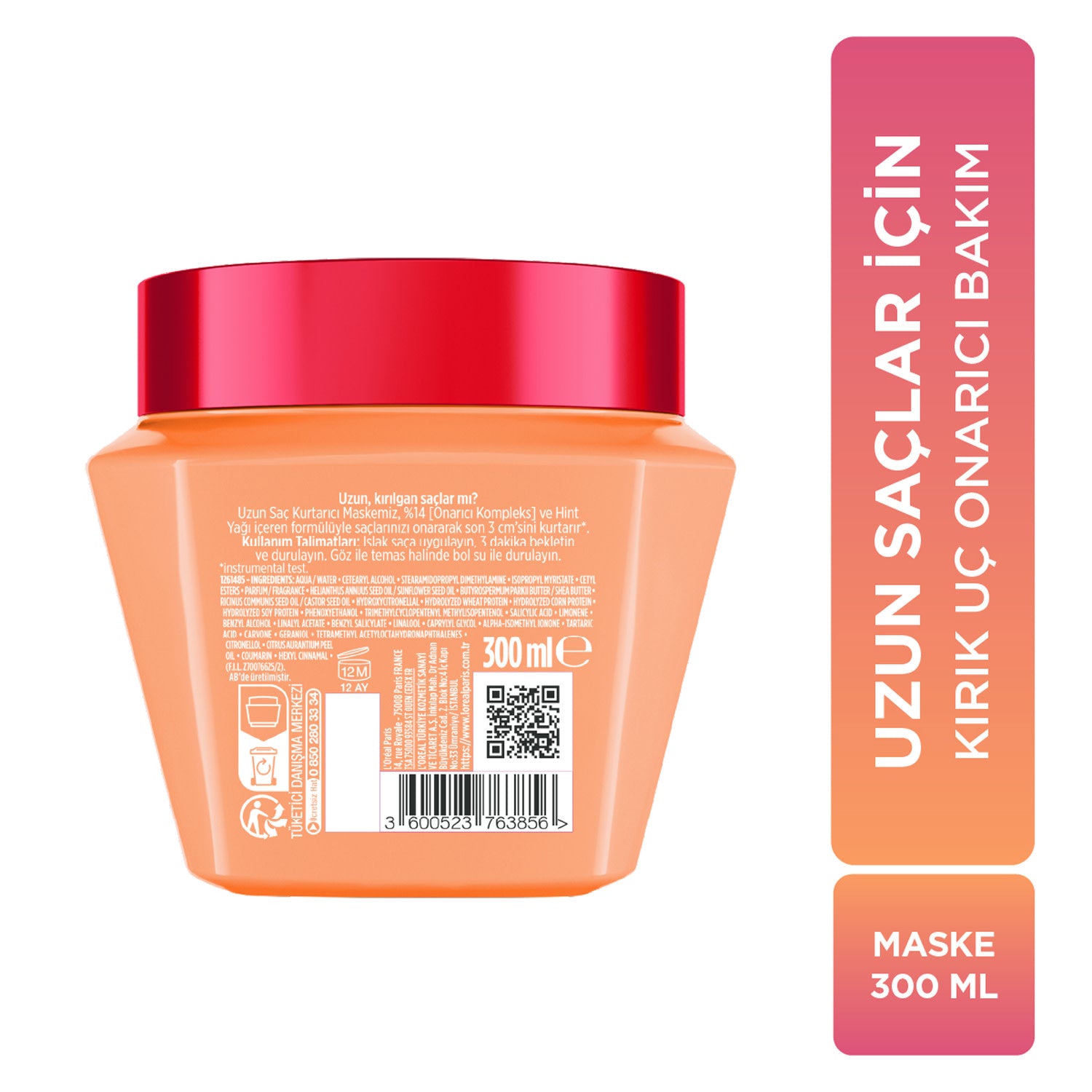 L'Oréal Paris Elseve Dream Long Uzun Saç Kurtarıcı Maske 300ml