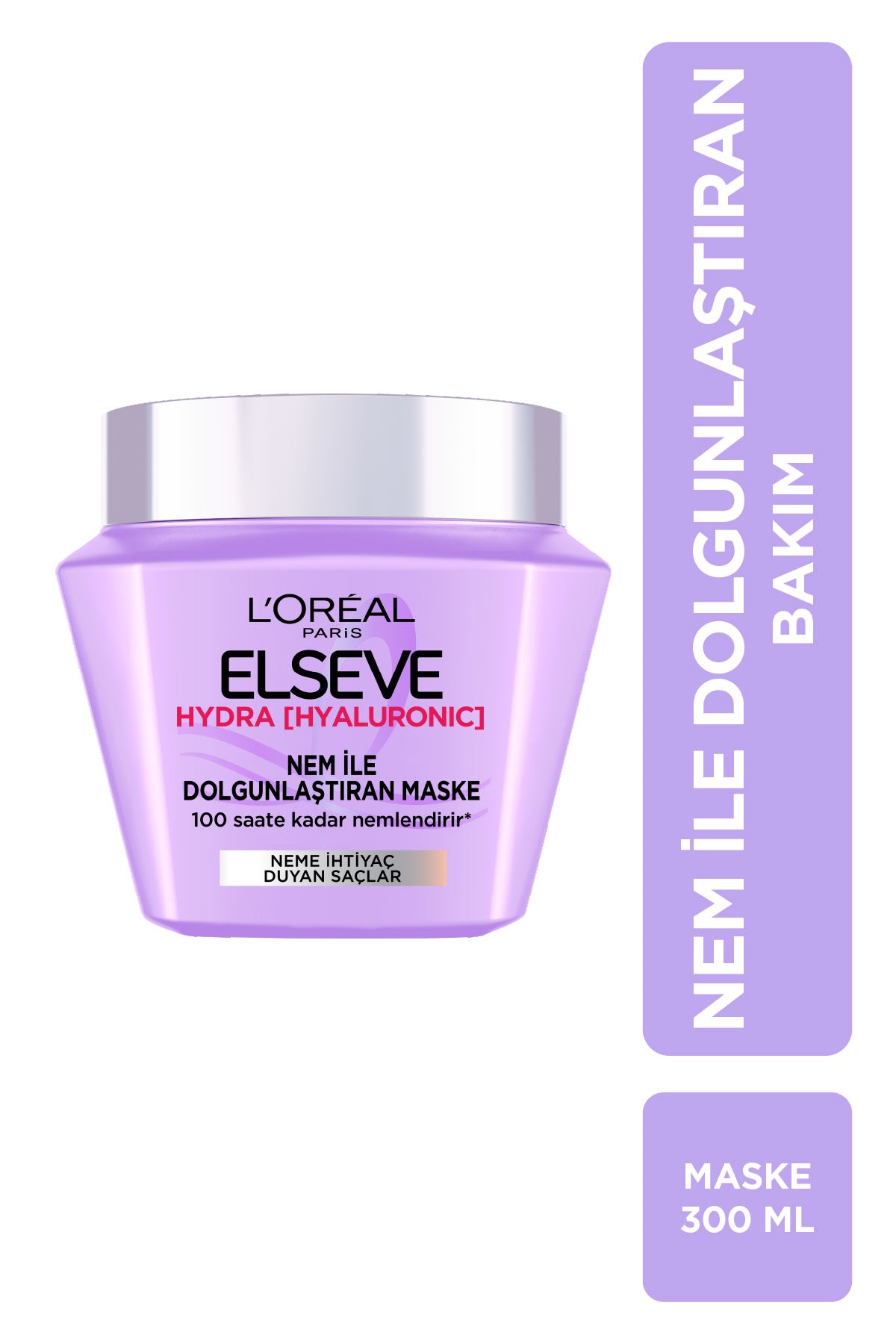 L'Oréal Paris Elseve Hydra [Hyaluronic] 72 Saat Nem ile Dolgunlaştıran Maske 300ml