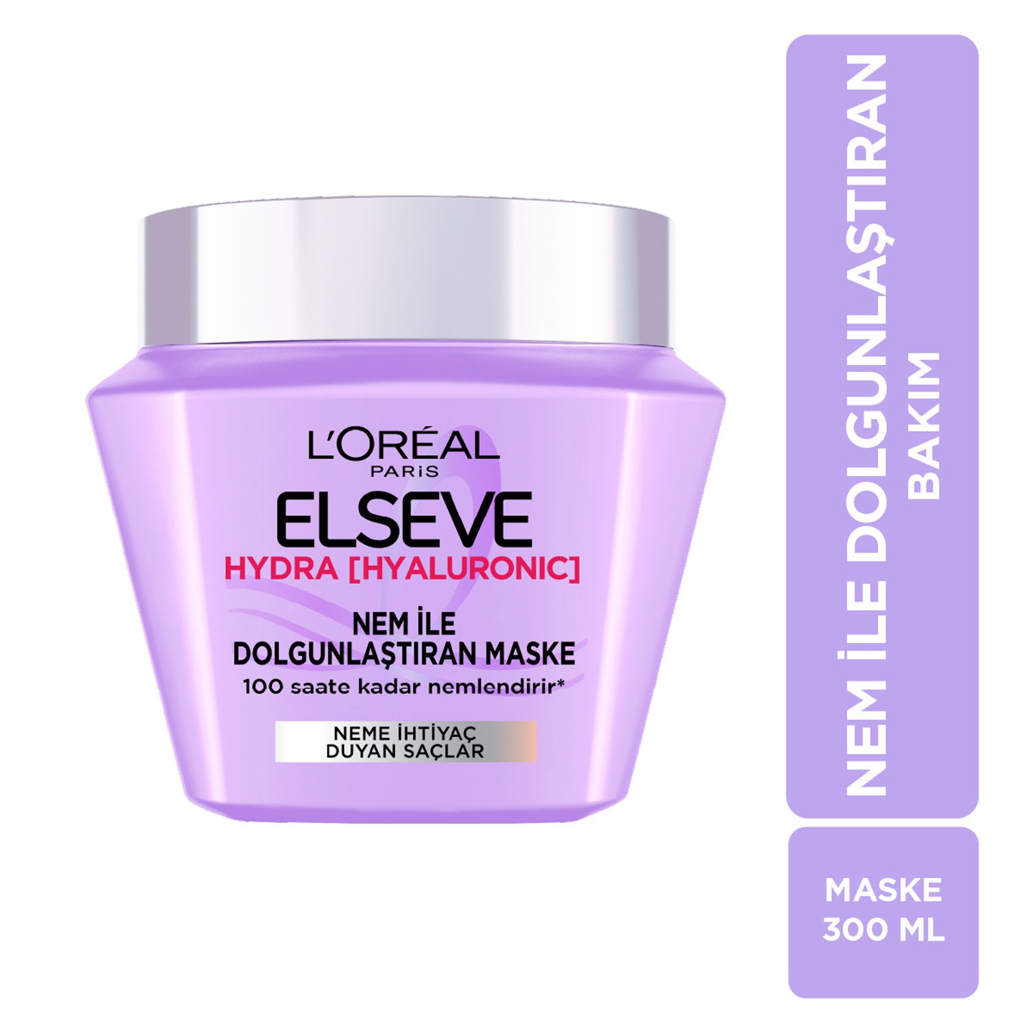 L'Oréal Paris Elseve Hydra [Hyaluronic] 72 Saat Nem ile Dolgunlaştıran Maske 300ml
