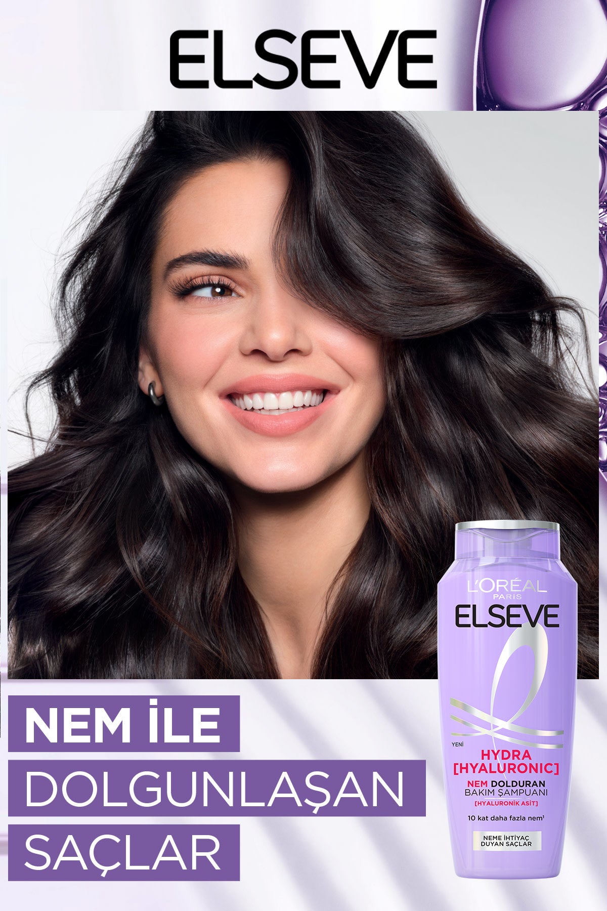 L'Oréal Paris Elseve Hydra [Hyaluronic] Nem Dolduran Bakım Şampuanı 300ml