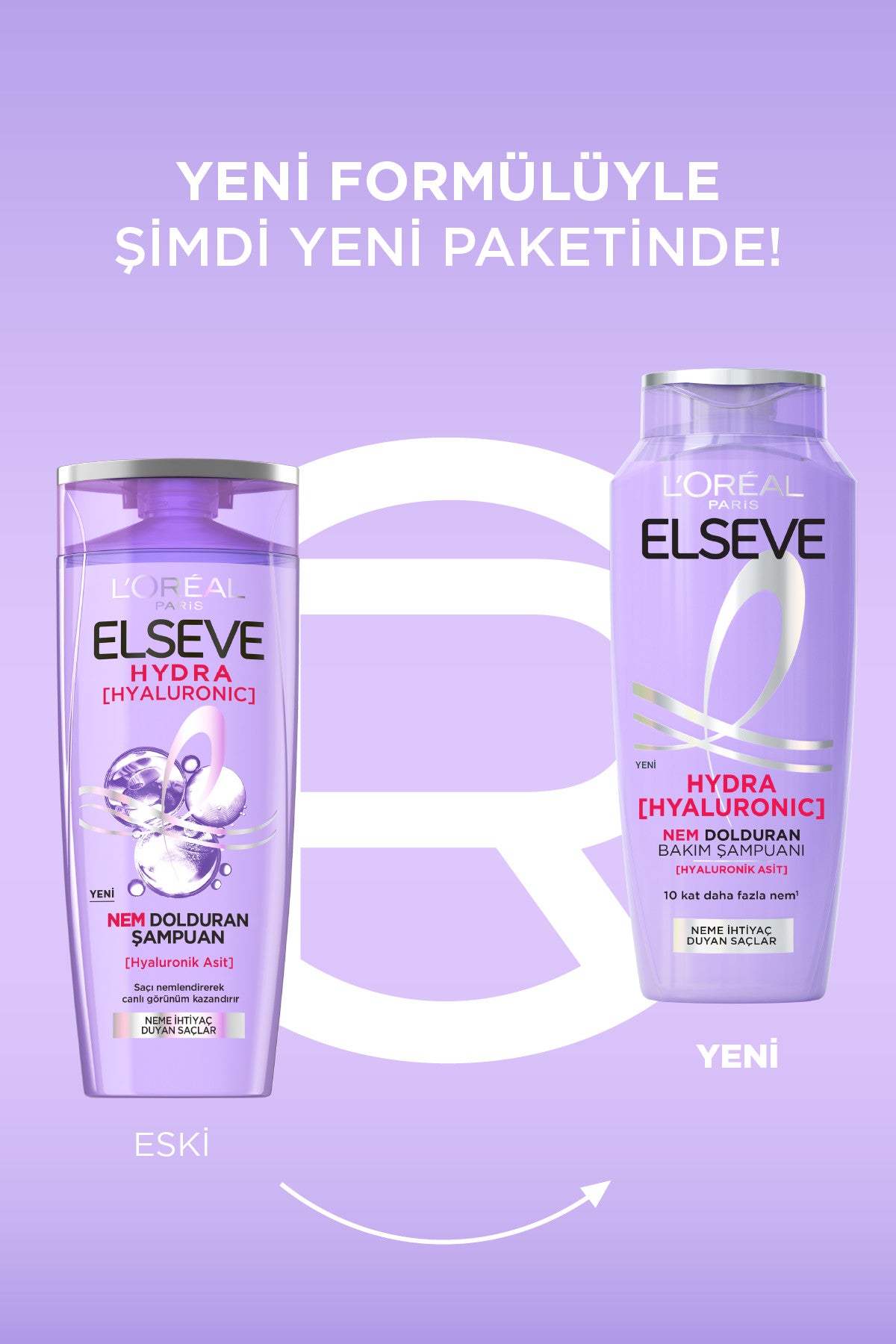 L'Oréal Paris Elseve Hydra [Hyaluronic] Nem Dolduran Bakım Şampuanı 300ml