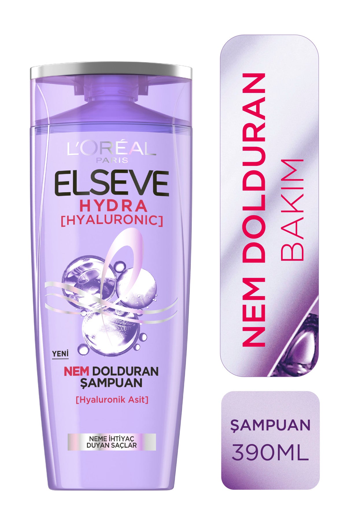 L'Oréal Paris Elseve Hydra [Hyaluronic] Nem Dolduran Şampuan 390ml
