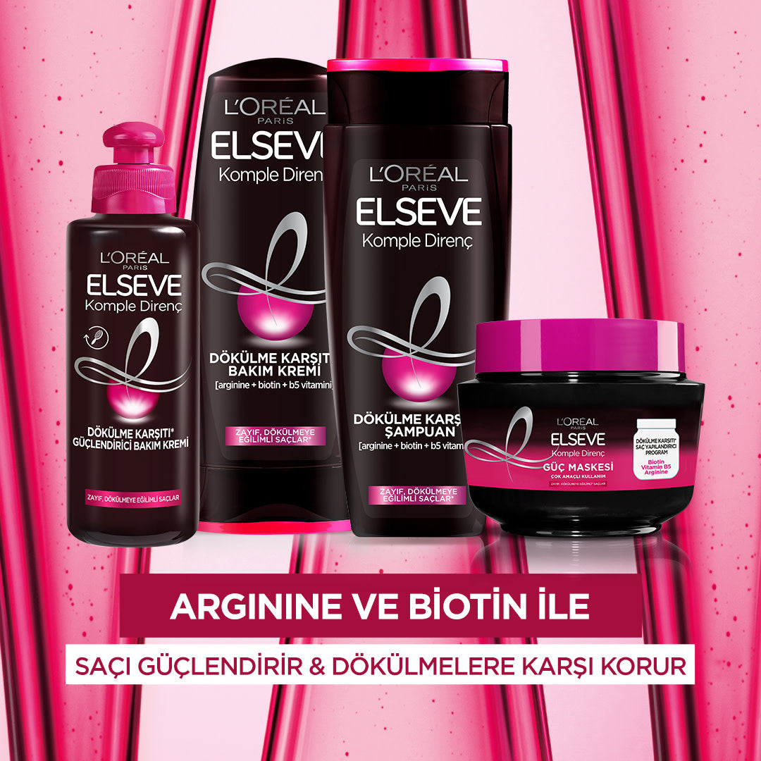 L'Oréal Paris Elseve Komple Direnç Dökülme Karşıtı Güç Maskesi 300 ml