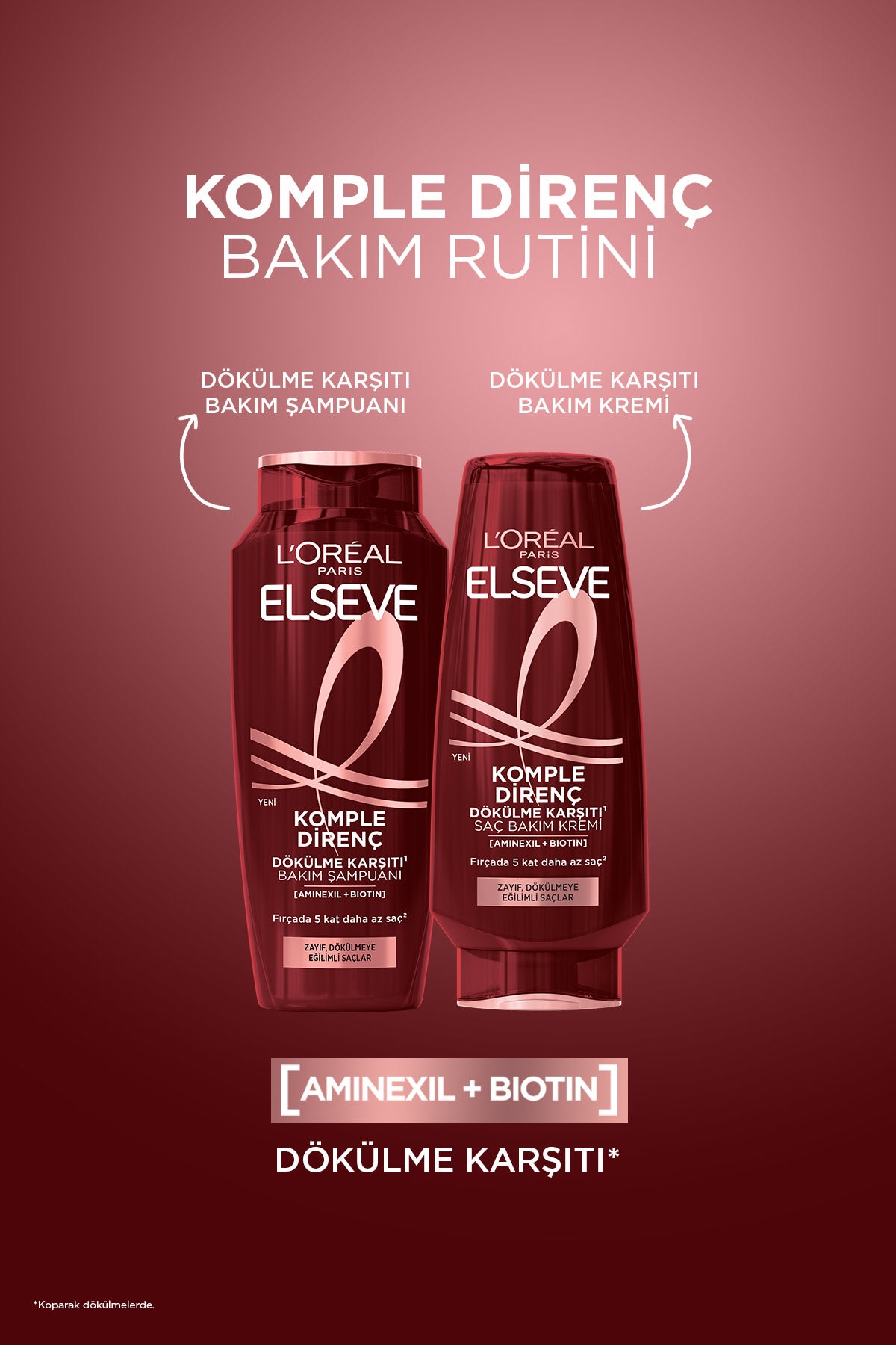 L'Oréal Paris Elseve Komple Direnç Dökülme Karşıtı Şampuan 300 ml