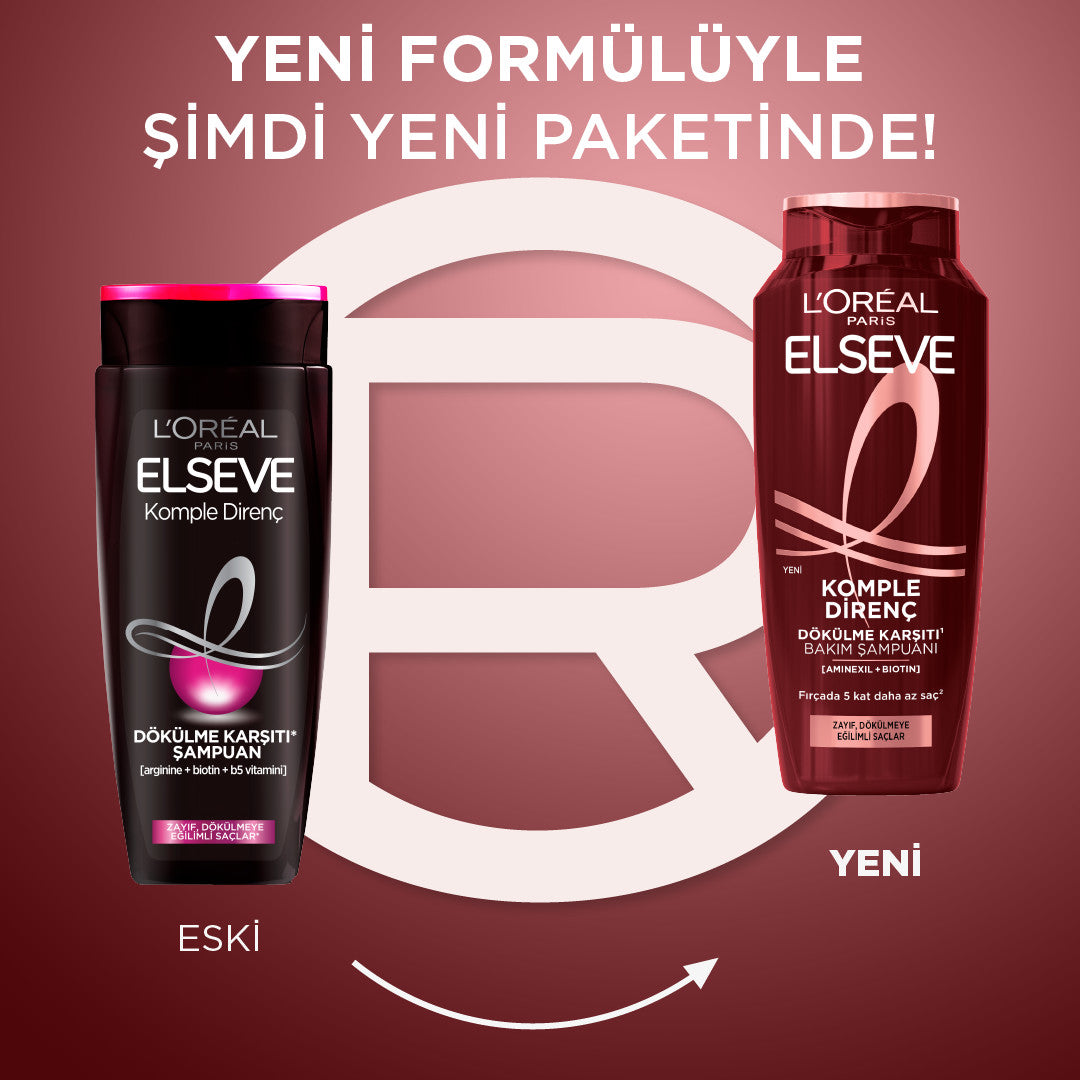 L'Oréal Paris Elseve Komple Direnç Dökülme Karşıtı Şampuan 300 ml