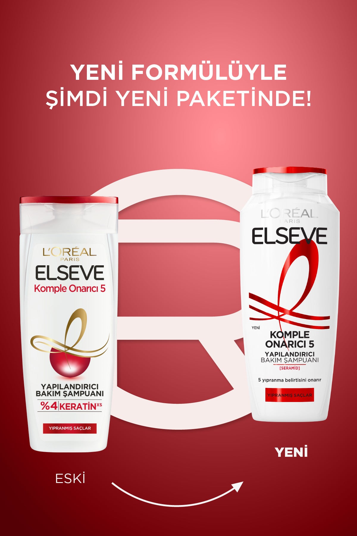 L'Oréal Paris Elseve Komple Onarıcı 5 Yapılandırıcı Bakım Şampuanı 300 ml