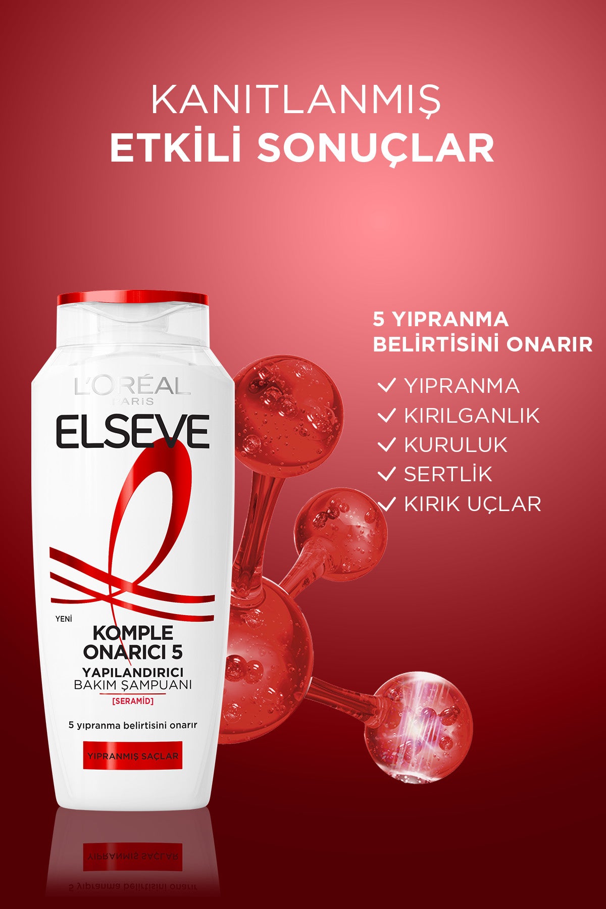 L'Oréal Paris Elseve Komple Onarıcı 5 Yapılandırıcı Bakım Şampuanı 400 ml