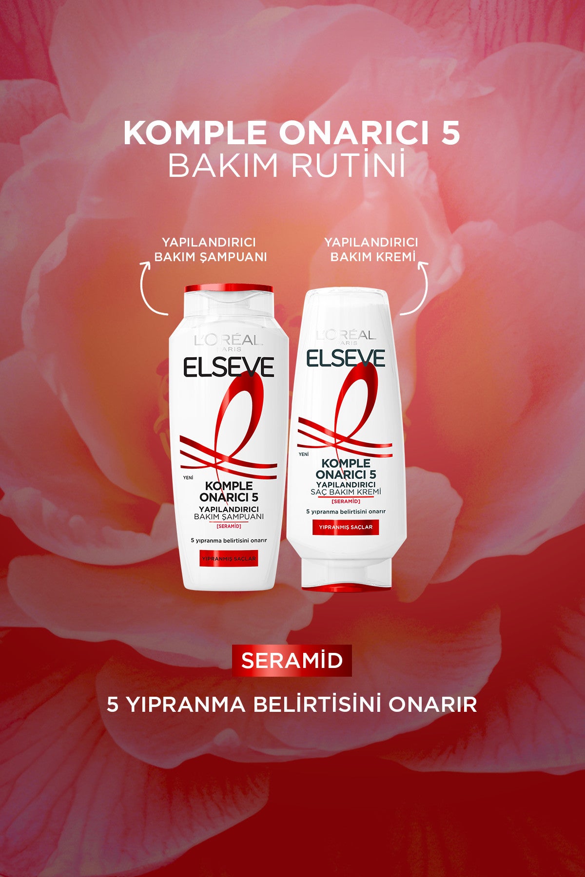 L'Oréal Paris Elseve Komple Onarıcı 5 Yapılandırıcı Bakım Şampuanı 400 ml