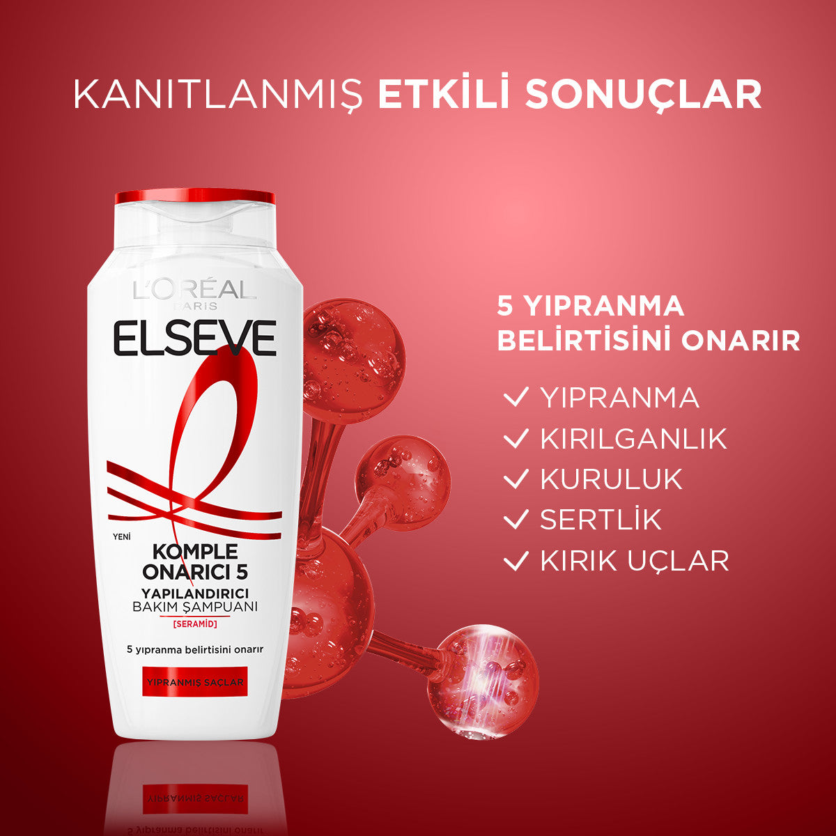 L'Oréal Paris Elseve Komple Onarıcı 5 Yapılandırıcı Bakım Şampuanı 400 ml