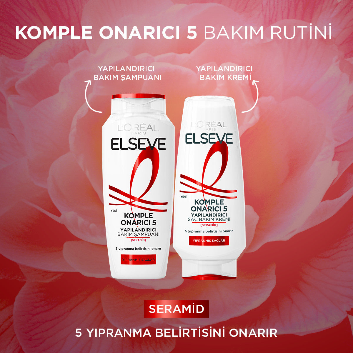 L'Oréal Paris Elseve Komple Onarıcı 5 Yapılandırıcı Bakım Şampuanı 400 ml