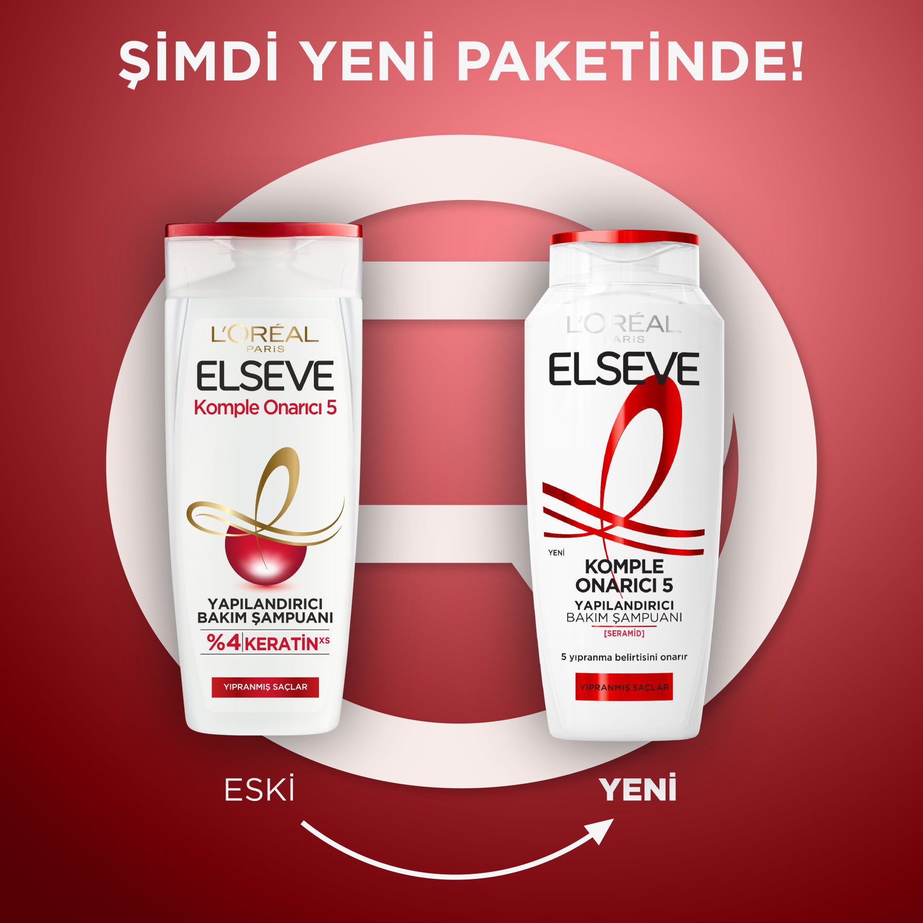 L'Oréal Paris Elseve Komple Onarıcı 5 Yapılandırıcı Bakım Şampuanı 400 ml