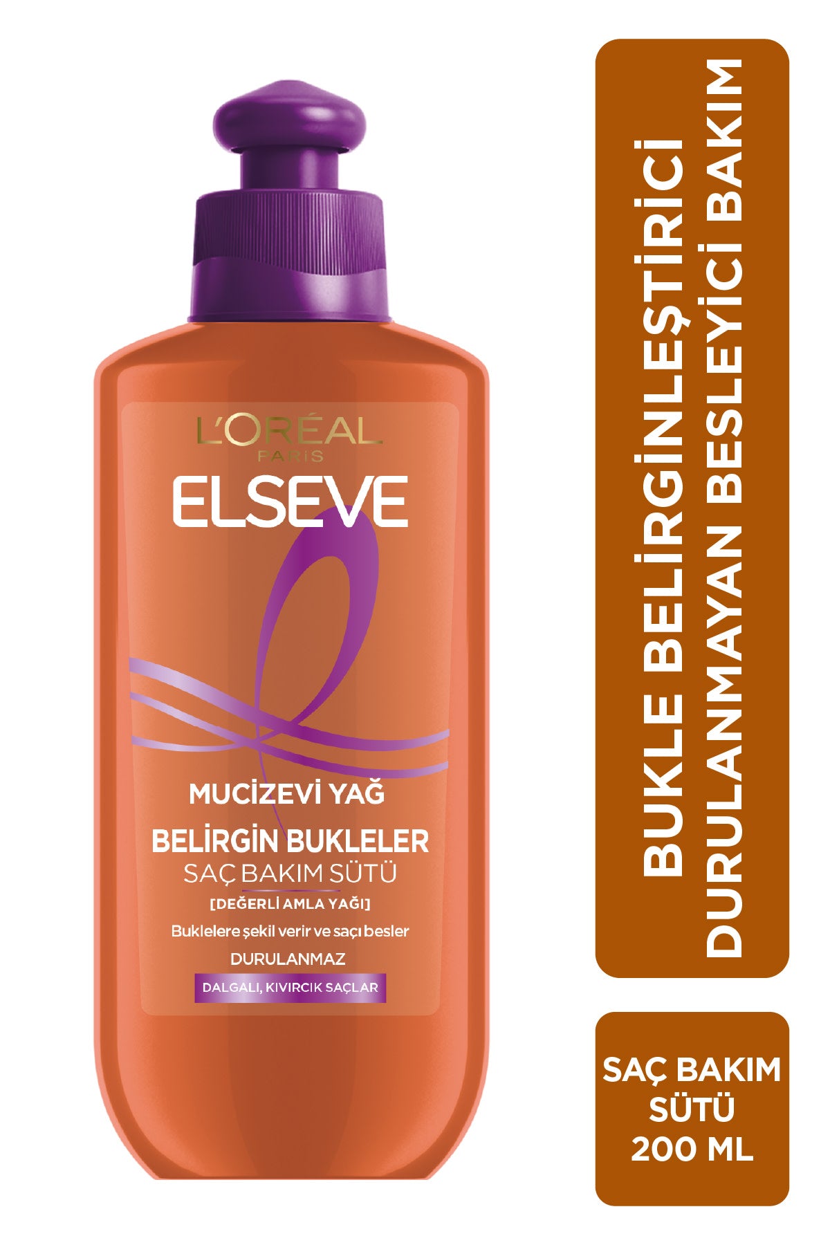 L'Oréal Paris Elseve Mucizevi Amla Yağı Bukle Belirginleştirici Saç Bakım Kremi 200ml