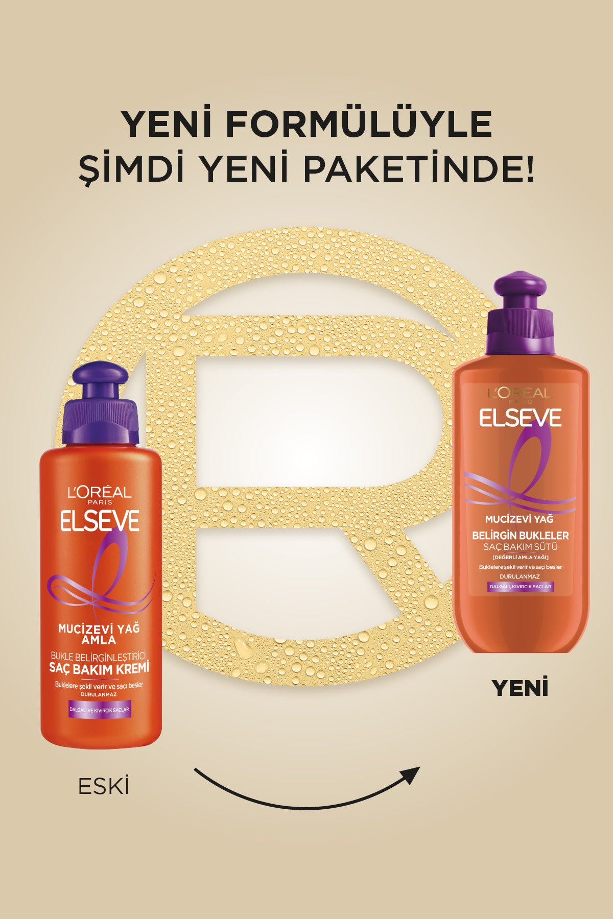 L'Oréal Paris Elseve Mucizevi Amla Yağı Bukle Belirginleştirici Saç Bakım Kremi 200ml