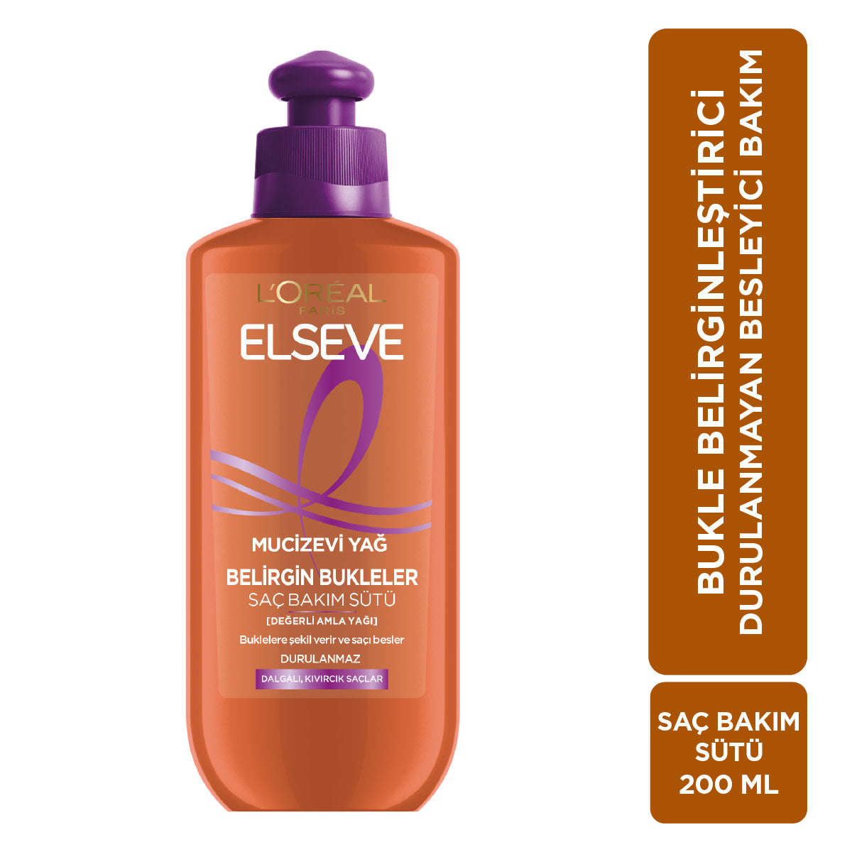 L'Oréal Paris Elseve Mucizevi Amla Yağı Bukle Belirginleştirici Saç Bakım Kremi 200ml