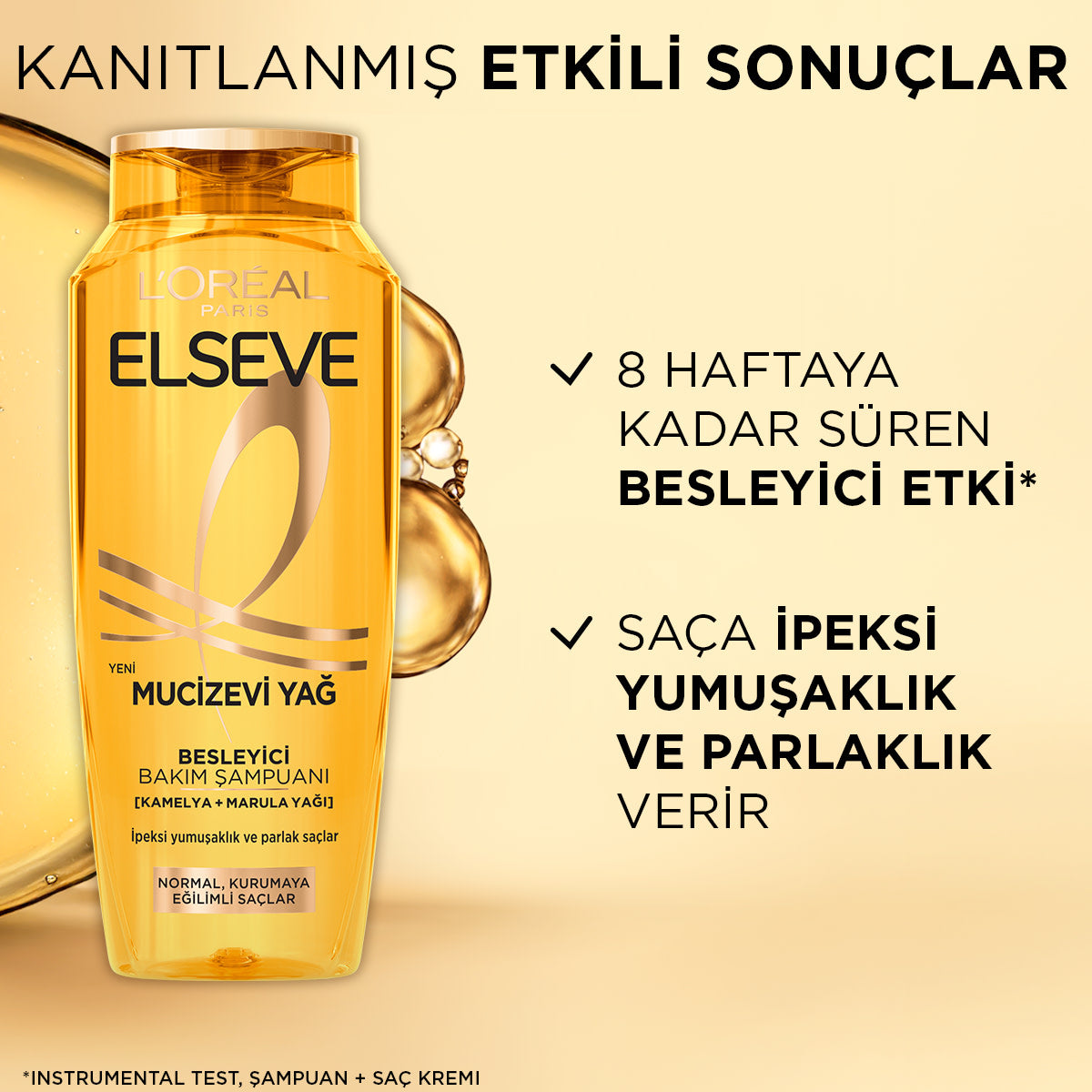 L'Oréal Paris Elseve Mucizevi Yağ Besleyici Bakım Şampuanı 300 ml