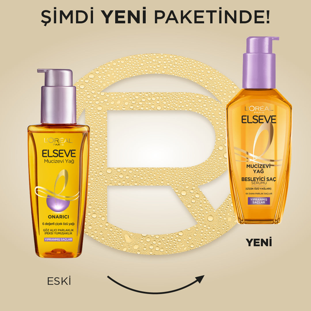 L'Oréal Paris Elseve Mucizevi Yağ Besleyici Bakım Yağı 100ml