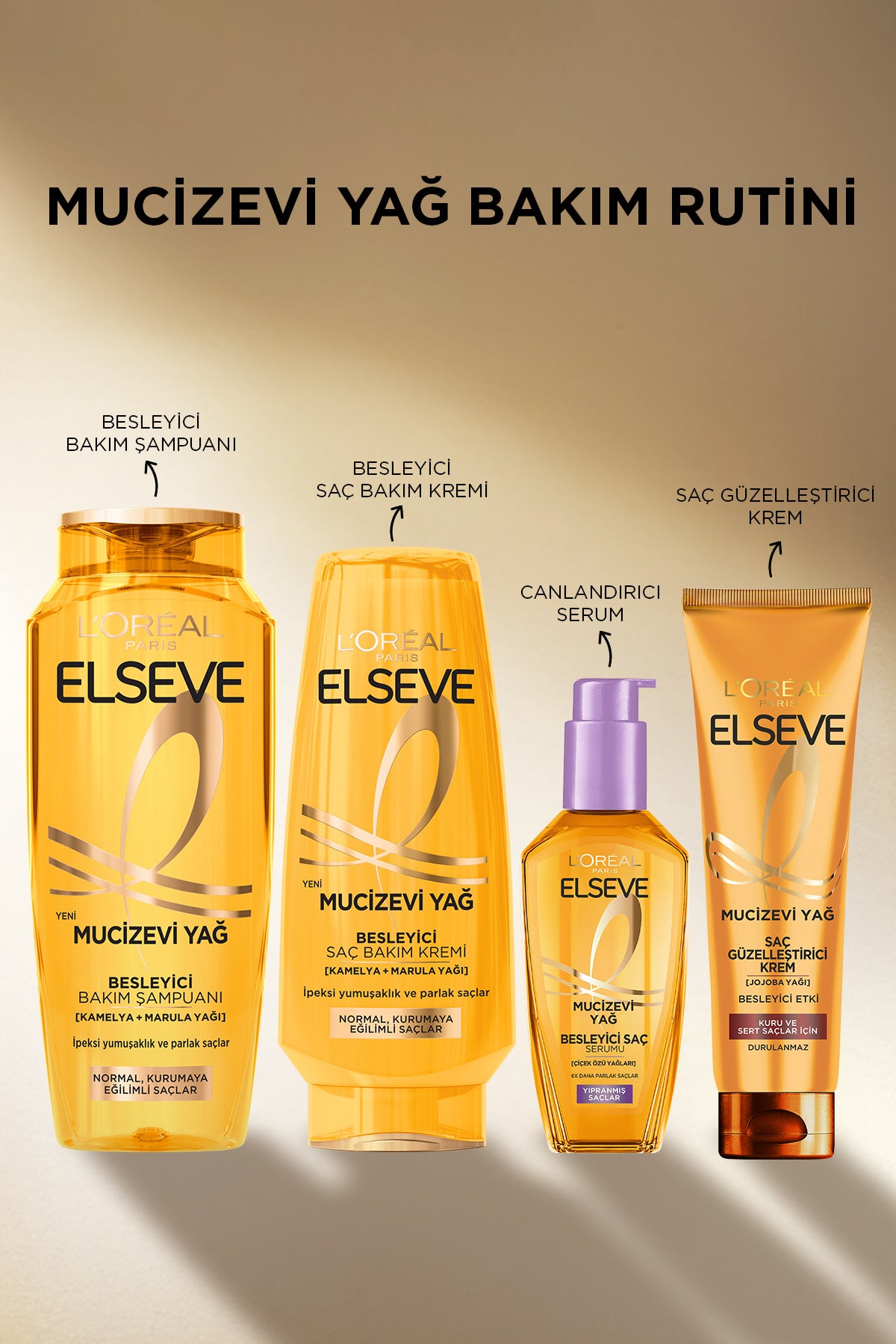 L'Oréal Paris Elseve Mucizevi Yağ Saç Güzelleştirici Krem Kuru ve Sert Saçlar İçin 150ml
