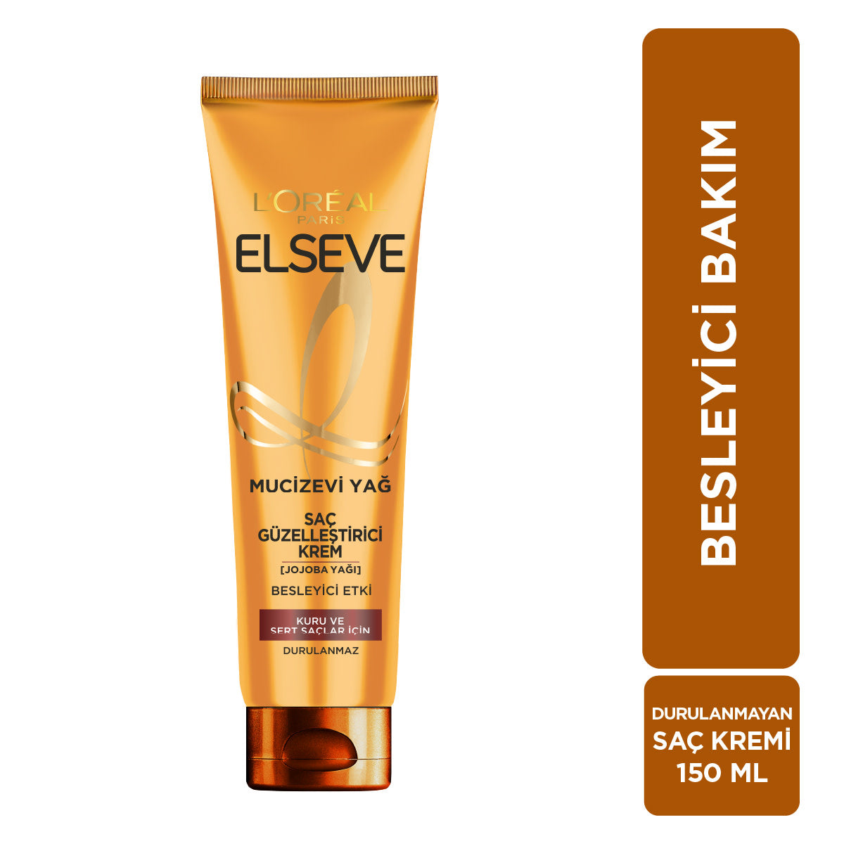 L'Oréal Paris Elseve Mucizevi Yağ Saç Güzelleştirici Krem Kuru ve Sert Saçlar İçin 150ml