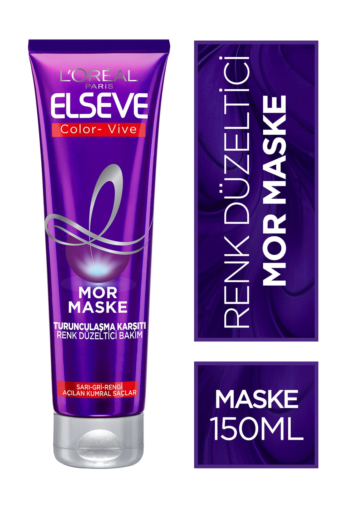 L'Oréal Paris Elseve Turunculaşma Karşıtı Renk Düzeltici Mor Maske 150ml