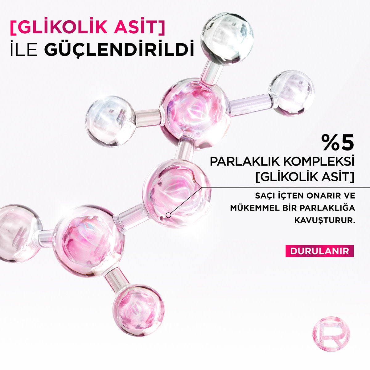 L'Oréal Paris Elseve Ultimate Glycolic Gloss Mükemmel Parlaklık için Bakım Yapan Sülfatsız Şampuan 200ml