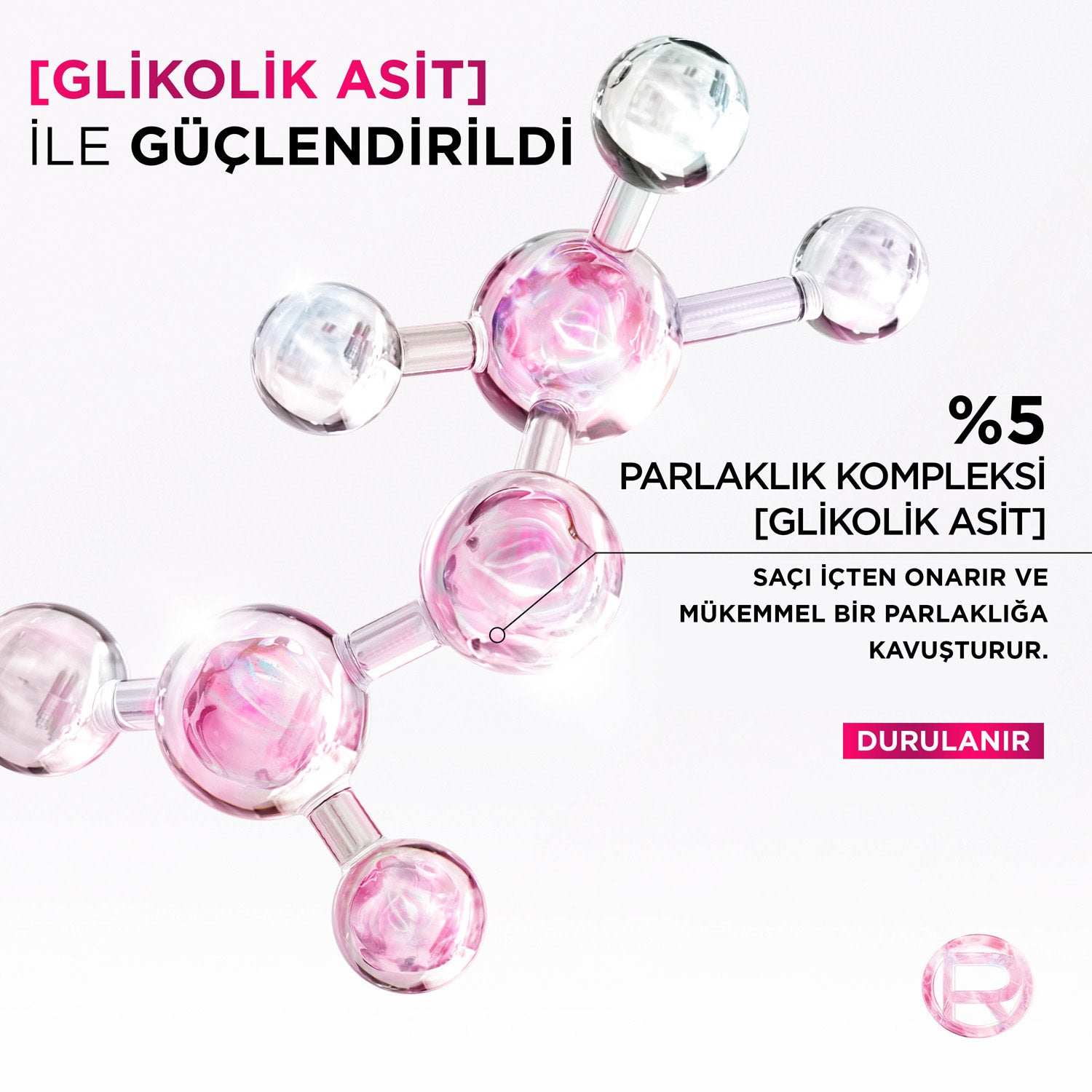 L'Oréal Paris Elseve Ultimate Glycolic Gloss Mükemmel Parlaklık için Bakım Yapan Sülfatsız Şampuan 200ml