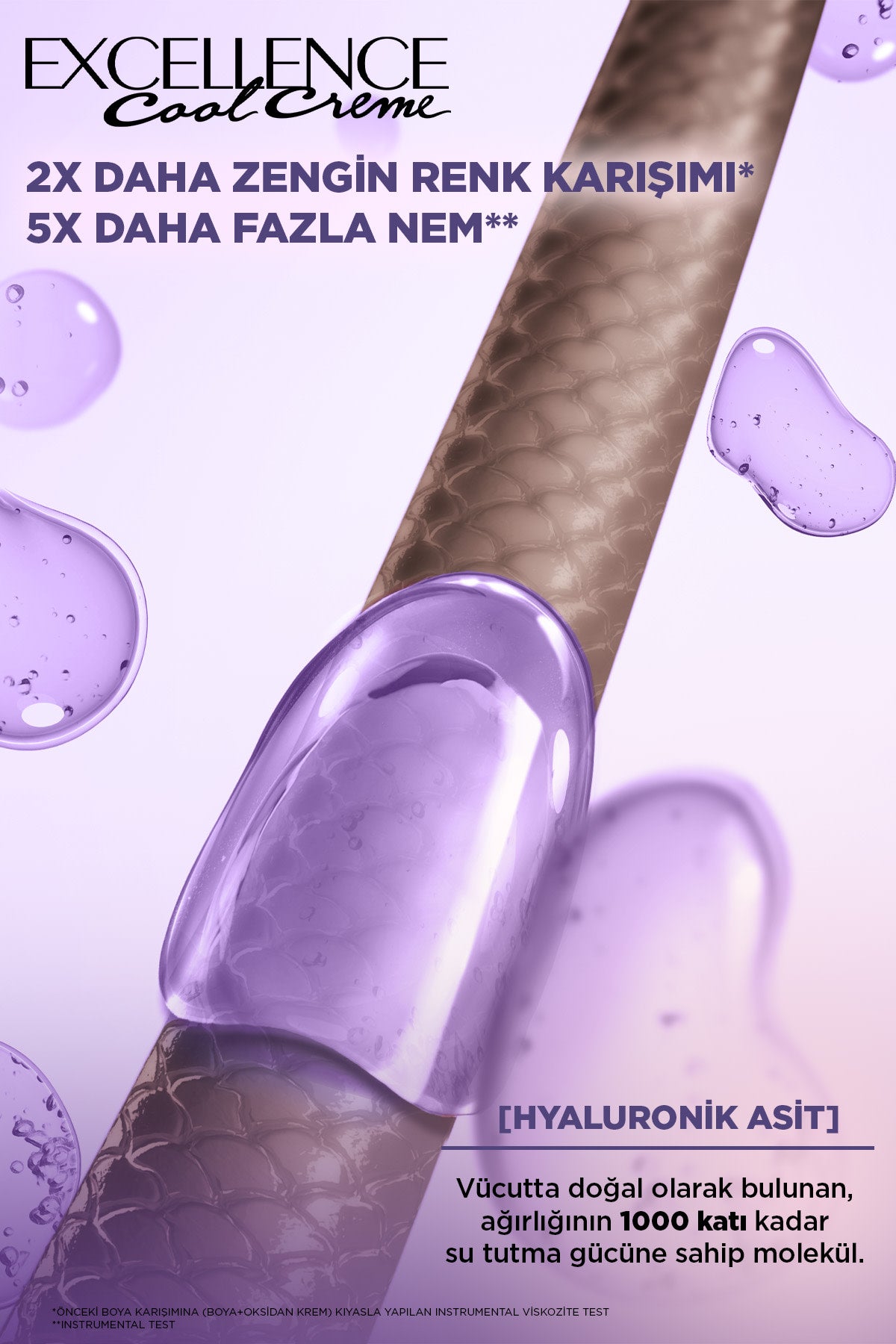 L’Oréal Paris Excellence Cool Creme 3.11 Ekstra Küllü Koyu Kahve Saç Boyası