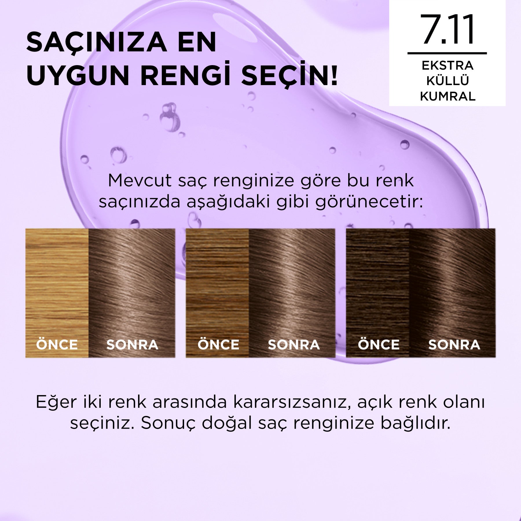 L’Oréal Paris Excellence Cool Creme 7.11 Ekstra Küllü Kumral Saç Boyası