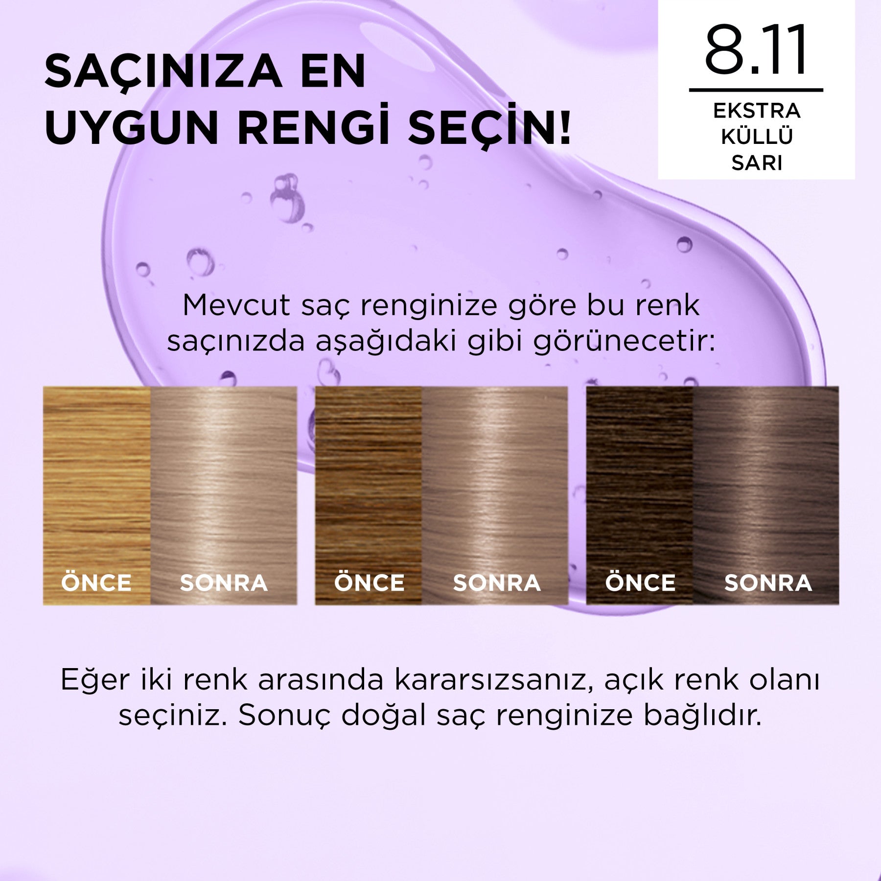 L’Oréal Paris Excellence Cool Creme 8.11 Ekstra Küllü Sarı Saç Boyası