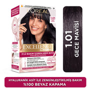 L’Oréal Paris Excellence Creme 1.01 Derin Geve Mavisi Saç Boyası