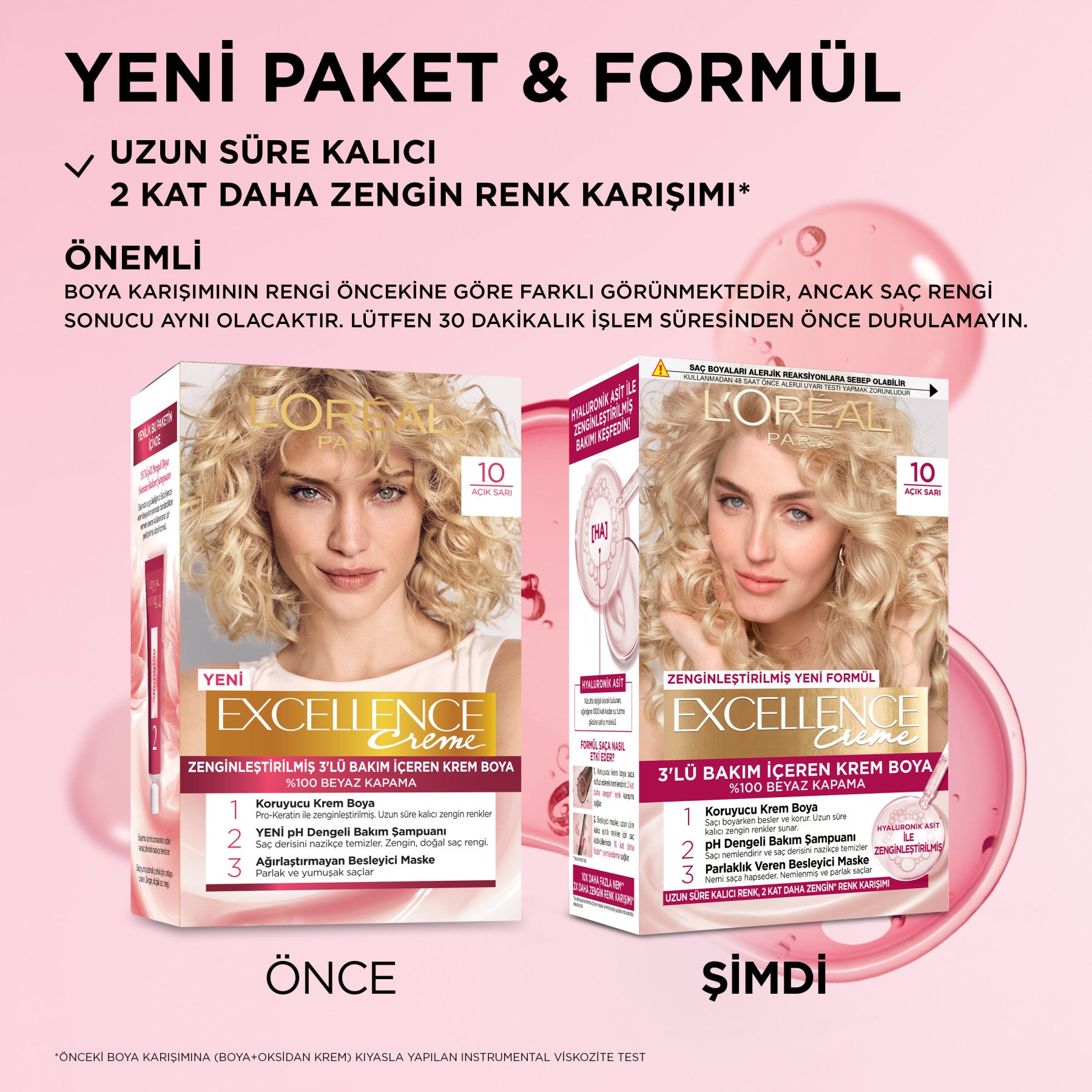 L’Oréal Paris Excellence Creme 10 Açık Sarı Saç Boyası