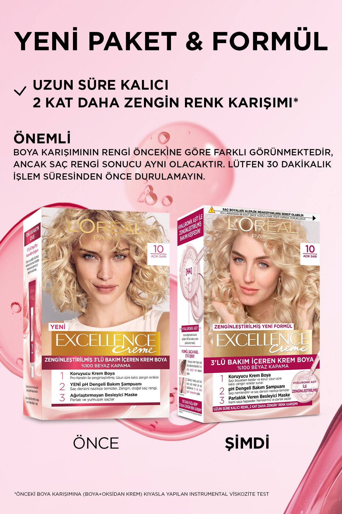 L’Oréal Paris Excellence Creme 10 Açık Sarı Saç Boyası